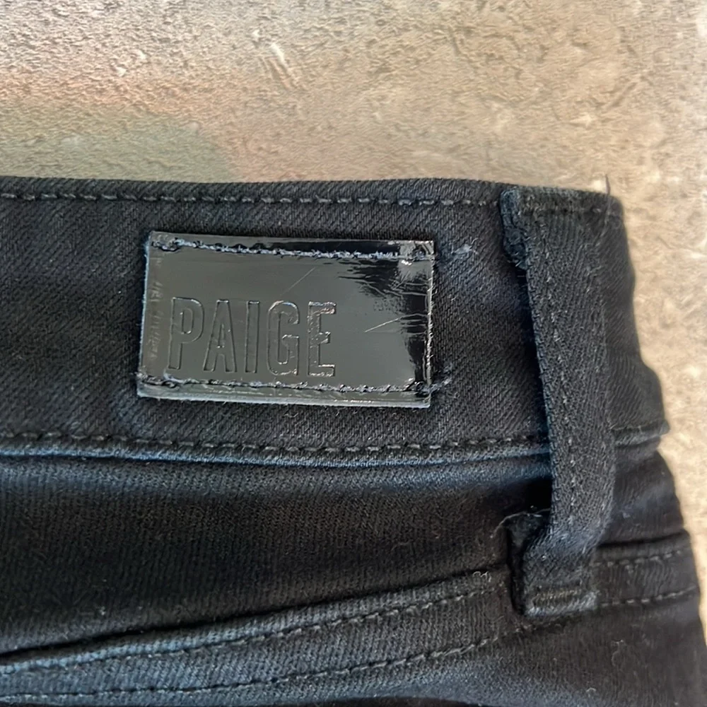 Paige Hoxton Ankle Black Jeans 32 - Picture 7 of 9